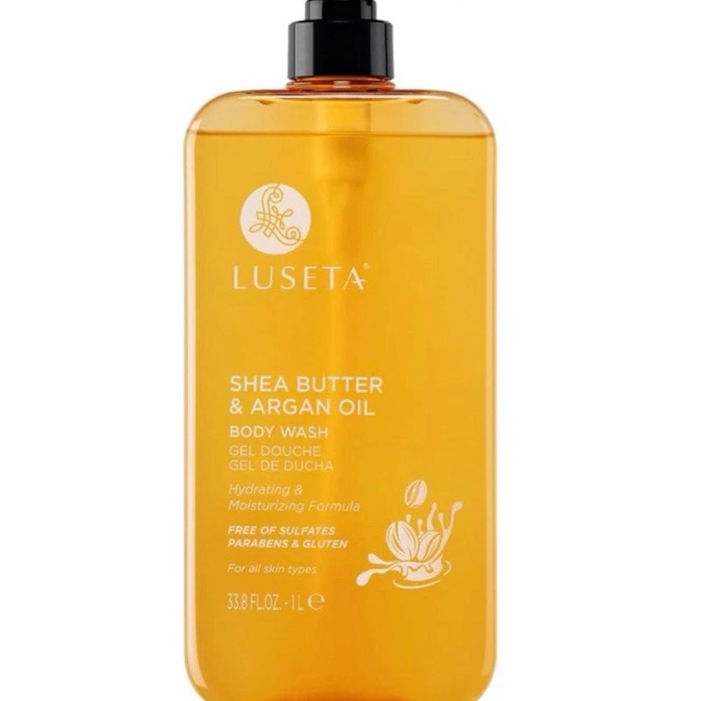 Luseta Shea Butter & Argan Oil Body Wash Chamomile flower& Pomegranate Extract
